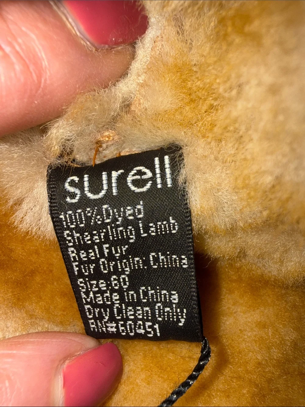 Surell Genuine Shearling Leather Trapper Aviator Winter Hat NWT